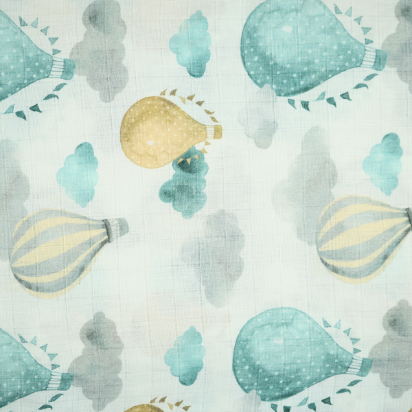 FS-512 2-Pack Muslin Swaddle Blanket - Soft, Breathable, & Safe for Newborns & Infants