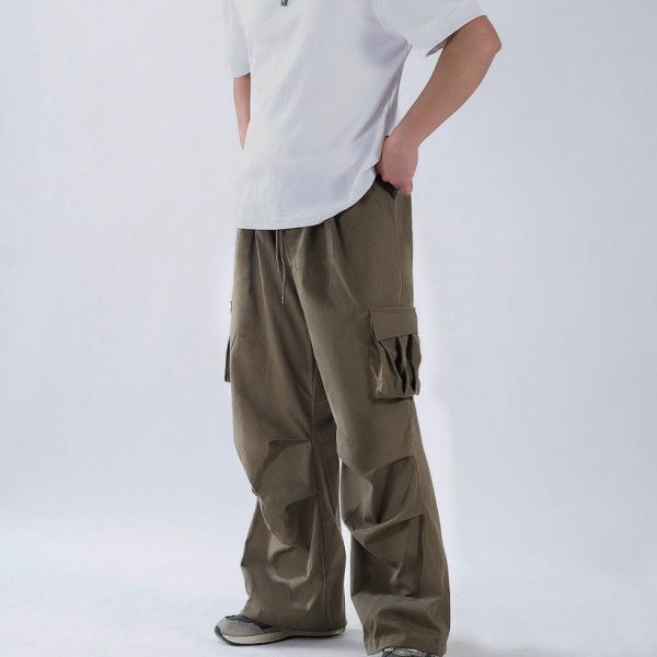 Men Off Duty Detail Flap Pocket Cargo Pant