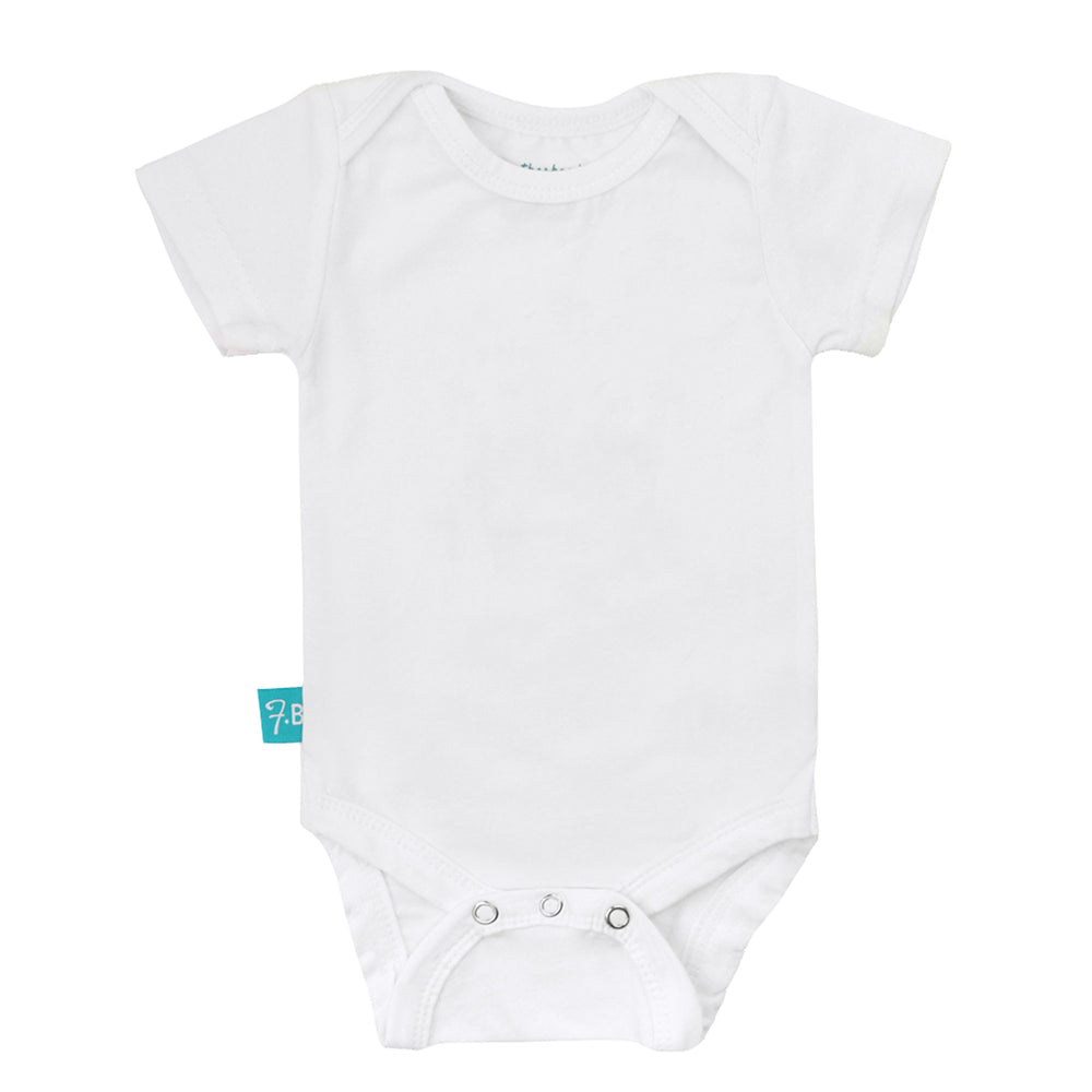 BODYSUIT-SS-WHITE-SINGLE_c2e92d85-e7f7-4041-b5d0-9f93da947757.jpg 5 Pack White Baby Bodysuits - Essential Infant Clothing for Newborns (FN 2401) - Image 1