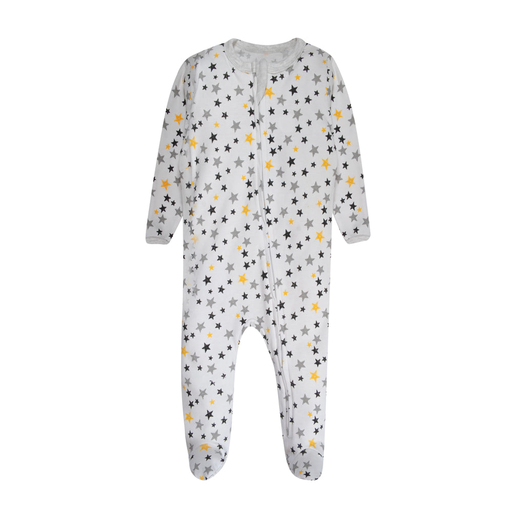 DSC09033_3.jpg Footed Sleep N' Play Baby Bodysuit (FN-6033) - Comfortable & Cute Outfits for Infants - Image 1