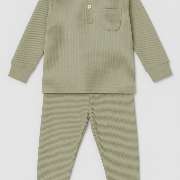 Top & Bottom Set - FN-6513 | Comfortable Matching Outfit for Men and Women